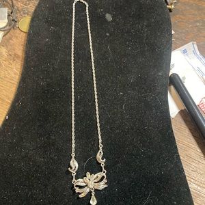Sterling Amlee vintage lavolier necklace